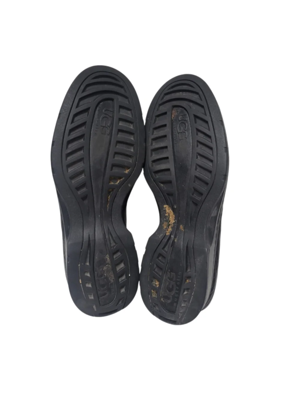 UGG Australia SN5526 Black Clog slip-on Leather Sandals Shoes Size 13 Men's